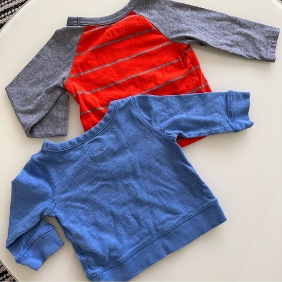 BABY Boy (or girl!) Long Sleeve Shirt Bundle -6-12m - Picture 2 of 8
